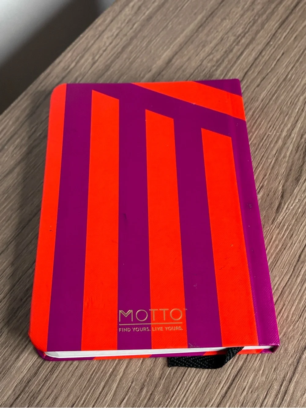 🐼 3/$25 Life Is Beautiful Purple & Orange Cover Notebook